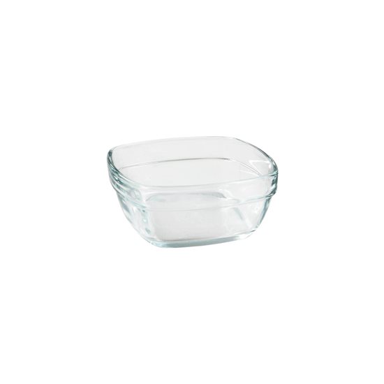 Firkantet bolle, laget av glass, 9 × 9 cm / 150ml, "Lys"-serien - Duralex