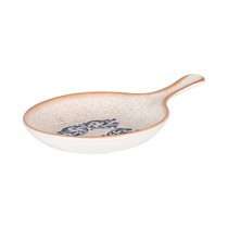 Serving platter, with handle, porcelain, 16 cm, "Laudum" - Bonna