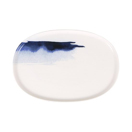 Ovális tál, porcelán, 34 × 23,5 cm, "Marmara" – Bonna