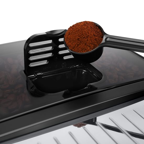 Meaisín espresso uathoibríoch, 1450W, "Dinamica Plus", Silver - DeLonghi