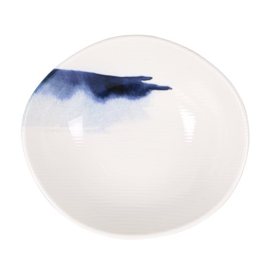 Ovális tál, porcelán, 18 × 16,5 cm, "Marmara" - Bonna