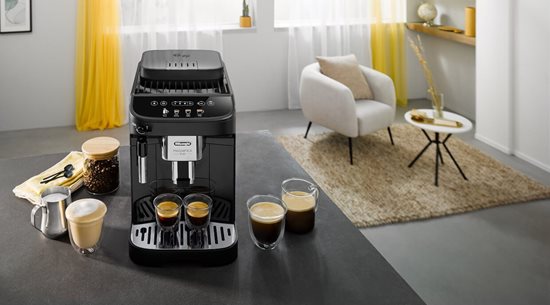 Automata kávéfőző, 1450 W, "Magnifica Evo", fekete - DeLonghi