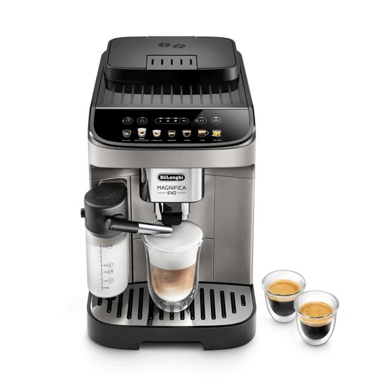 Cafetera espresso automática, 1450W, Plata, "Magnifica Evo" - DeLonghi
