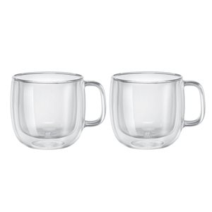 2-piece cappuccino cup set, borosilicate glass, 450 ml, "Sorrento Plus" - Zwilling