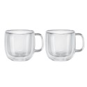 Set 2 tazze cappuccino, vetro borosilicato, 450 ml, "Sorrento Plus" -