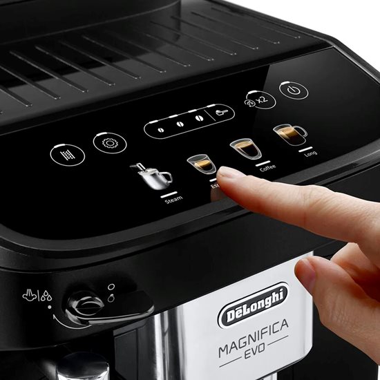 Автоматична еспресо машина, 1450W, "Magnifica Evo", черна - DeLonghi