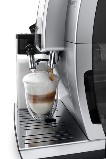 Automatic espresso machine, 1450W, "Dinamica Plus", Silver - DeLonghi