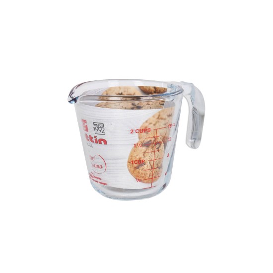 Graded mug made of glass, 500ml - Quttin brand