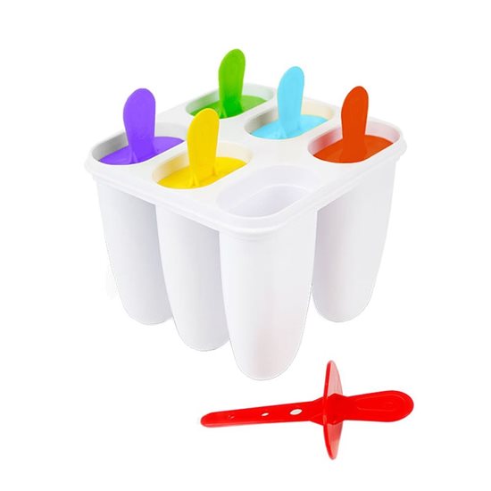 6 plastmasas saldējuma veidņu komplekts, "Privilēģija"