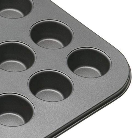 Mini-tart baking mould, steel, 35 x 27 cm - Kitchen Craft