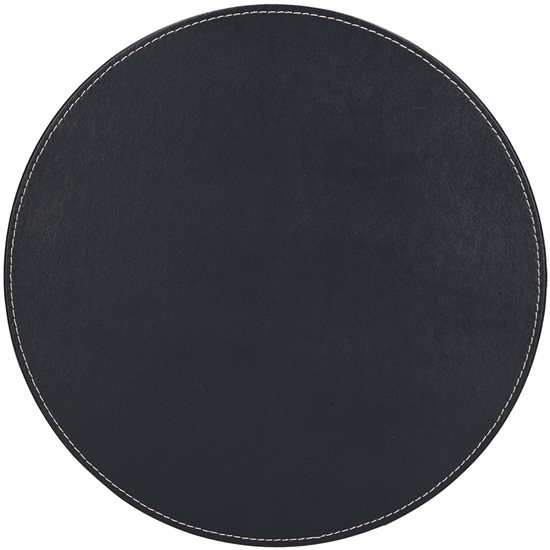 Set of 4 placemats, 29 cm, synthetic leather, gray/blue - Kitchen Craft