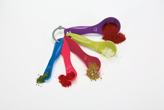 Комплект мерителни лъжички от 5 части, пластмаса - Kitchen Craft