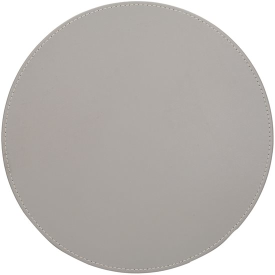 Conjunto de 4 tapetes de mesa, 29 cm, pele sintética, cinza/azul - Kitchen Craft