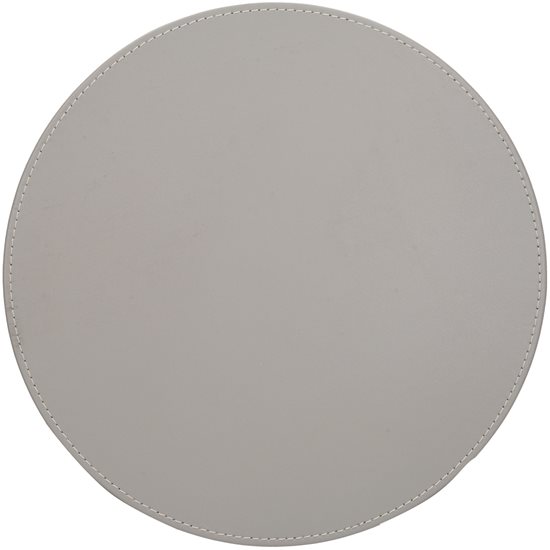 Set of 4 placemats, 29 cm, synthetic leather, gray/blue - Kitchen Craft