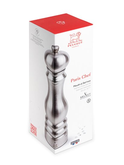 Peugeot Paris Chef u'Select Stainless Steel 12 Pepper & Salt Mill Set