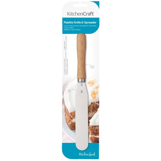 Spatula għad-dekorazzjoni tal-glaze, stainless steel, 13.5 cm - Kitchen Craft