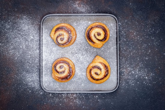 Štvorcový plech na pečenie, oceľový, 26 cm - MasterClass