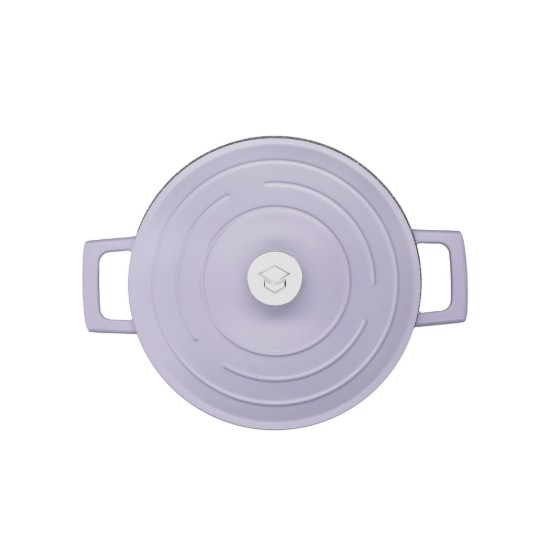 Cacerola con tapa, 20cm/2.5L, aluminio, Lavanda, "MasterClass" - Kitchen Craft