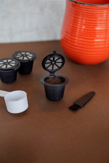 Nespresso makinesi için 3 adet yeniden kullanılabilir kapsül seti - La Cafetiere