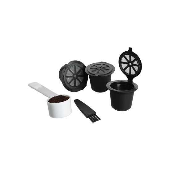 Lot de 3 capsules réutilisables pour la machine Nespresso - La Cafetiere