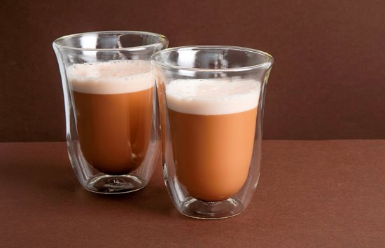 Sraith de 2 spéaclaí latte, gloine teas-resistant, 300ml - Branda La Cafetiere