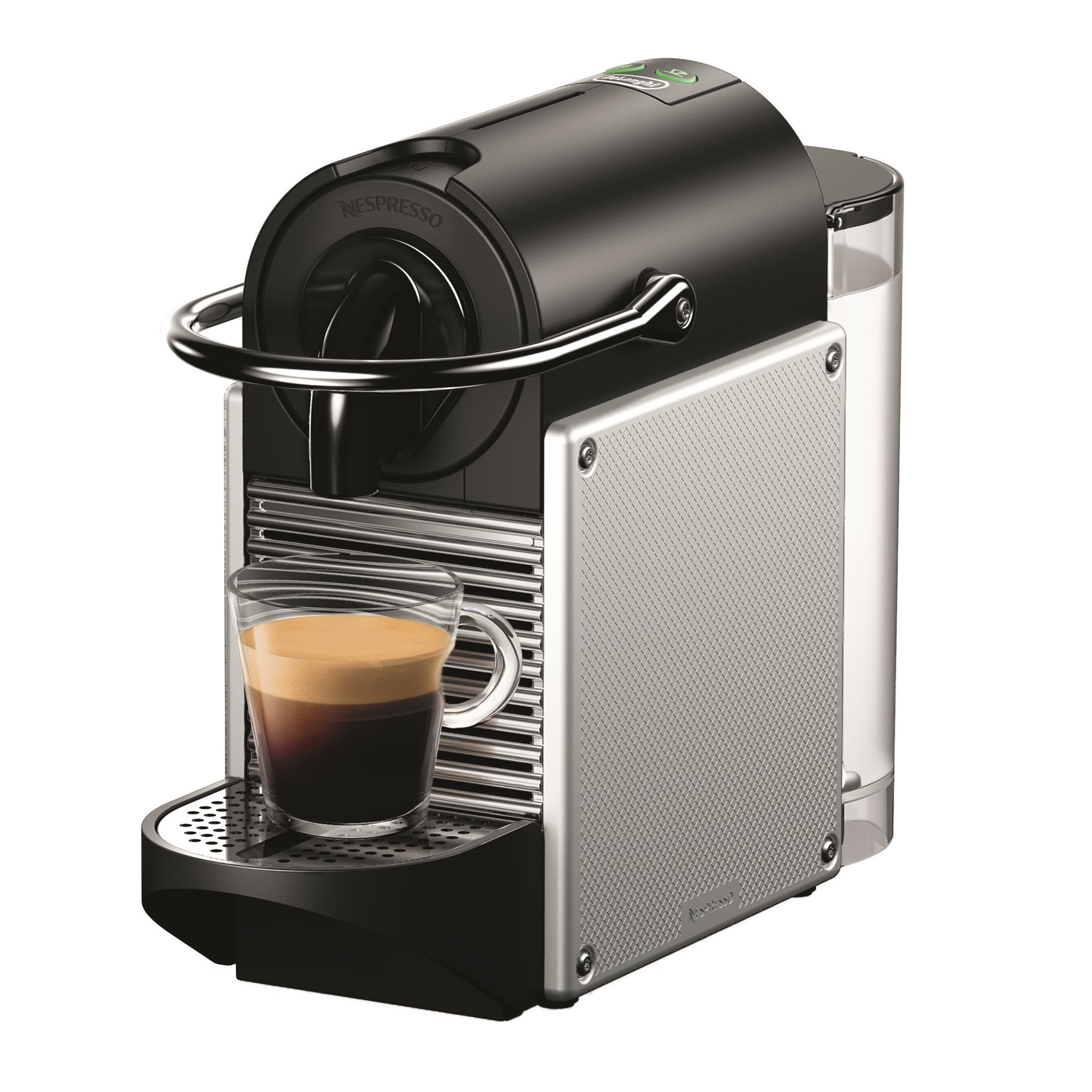 1260W espresso machine, "Pixie", Silver color Nespresso | KitchenShop