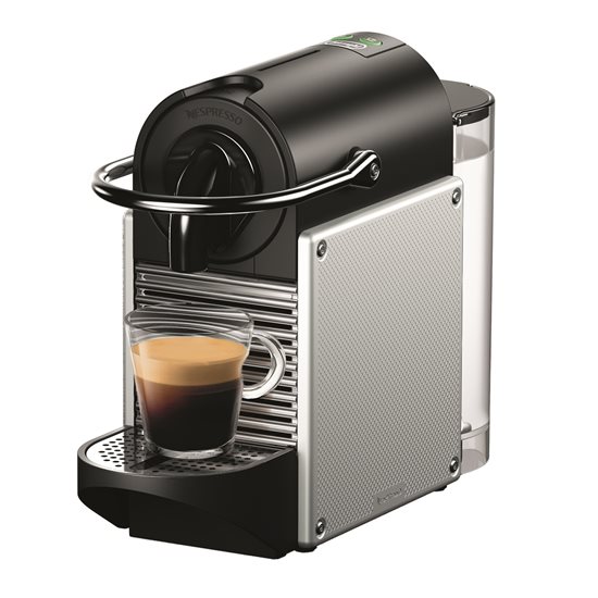 Espresso 1260W, "Pixie", Stříbrná barva - Nespresso