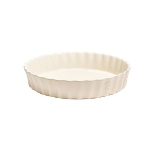 Tart dish, ceramic, 24.5 cm/1.15 l, Clay - Emile Henry