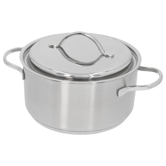 Saucepan with lid, 20 cm / 3L, "Resto", stainless steel - Demeyere