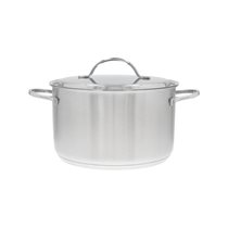 Saucepan with lid, 24 cm / 5.4 l "Resto" stainless steel - Demeyere