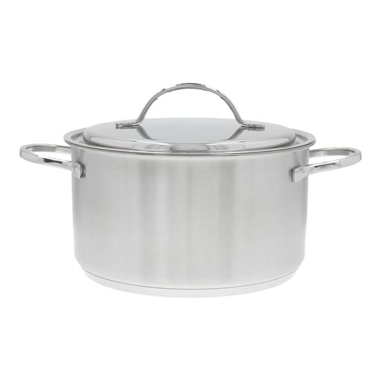 Saucepan with lid, 22 cm / 4 l "Resto", stainless steel - Demeyere