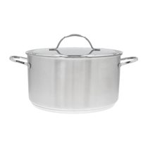 Saucepan with lid, 28 cm / 8 l "Resto", stainless steel - Demeyere