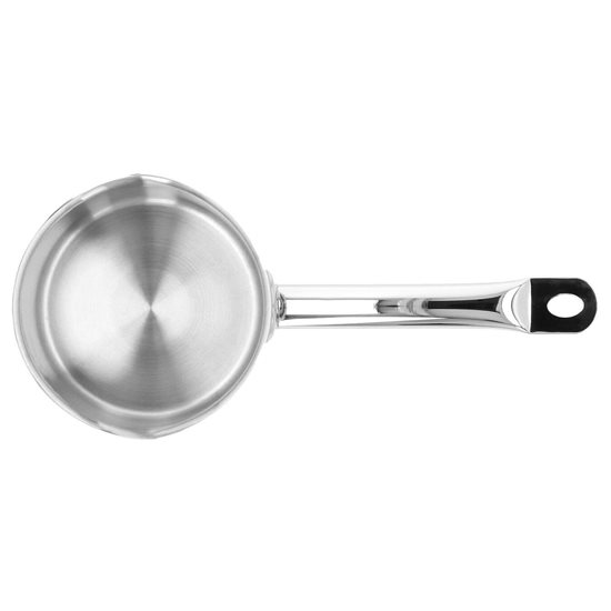 Steelpan met deksel, voor melk, 14 cm /1 l "Resto", roestvrij staal - Demeyere