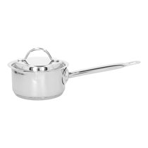 Saucepan with lid, for milk, 14 cm /1 l "Resto", stainless steel - Demeyere