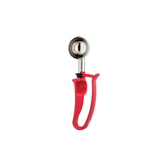 Colher de porção de sorvete, aço inoxidável, 44 gr, Vermelho - Zeroll