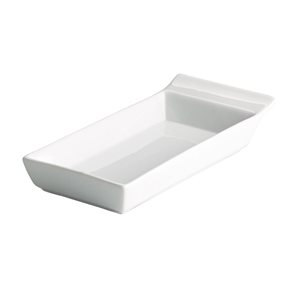 Rectangular tray, porcelain, with handle, 20 × 9 × 3.8 cm – Viejo Valle