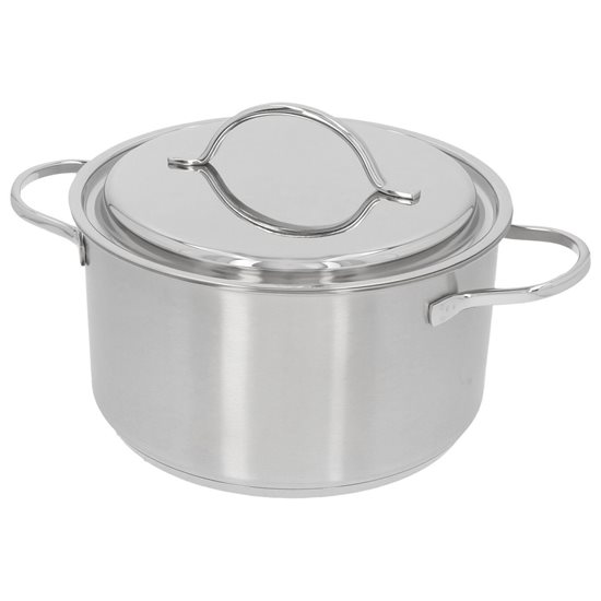 Saucepan with lid, 22 cm / 4 l "Resto", stainless steel - Demeyere