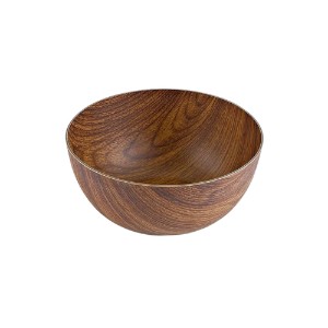 Round salad bowl, polystyrene, 24 × 10.5 cm – Viejo Valle