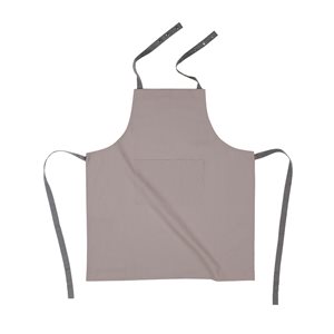 Kitchen apron, cotton, Taupe - Tiseco