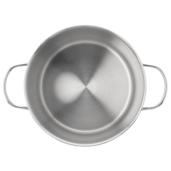 Kapaklı tencere pişirme kabı, 20 cm/5 l "Resto", paslanmaz çelik - Demeyere
