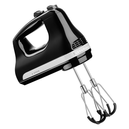 6 sebességes kézi mixer, 60W, Onyx Black - KitchenAid