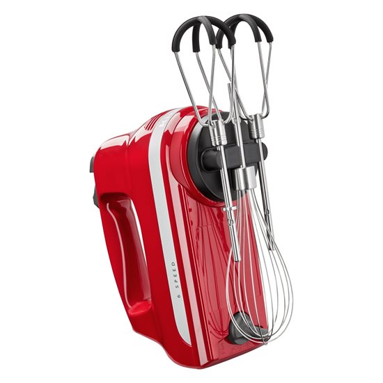 6-speed hand mixer, 60W, Empire Red - KitchenAid