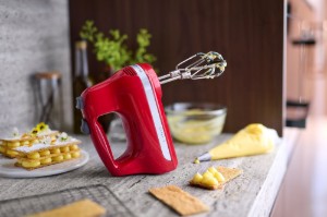 6-rýchlostný ručný mixér, 60W, Empire Red - KitchenAid