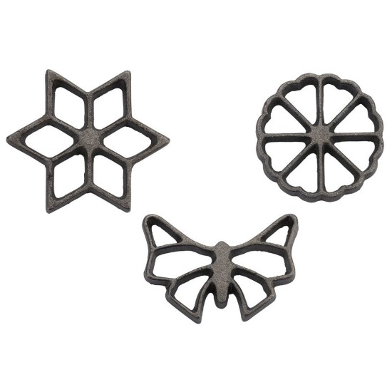 Indai su 3 formomis vaflių dekoravimui - Westmark