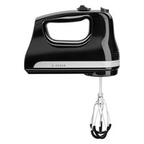 6-speed hand mixer, 60W, Onyx Black - KitchenAid