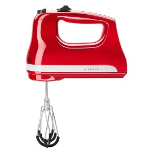 6-rýchlostný ručný mixér, 60W, Empire Red - KitchenAid