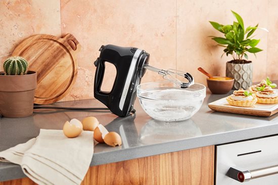 Μίξερ χειρός 6 ταχυτήτων, 60W, Onyx Black - KitchenAid