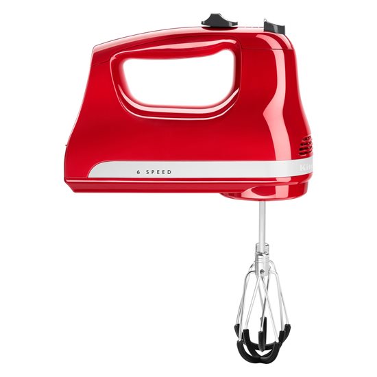 Ручной миксер с 6 скоростями, 60 Вт, Empire Red - KitchenAid