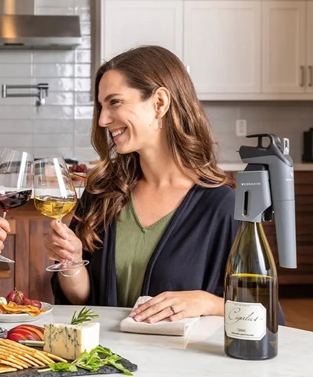 Vyno konservavimo sistema, pilka, Timeless Three SL – Coravin