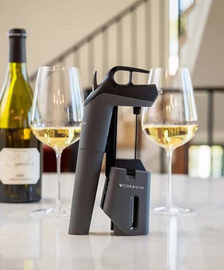 Järjestelmä viinin säilyttäminen, harmaa, Timeless Three SL – Coravin